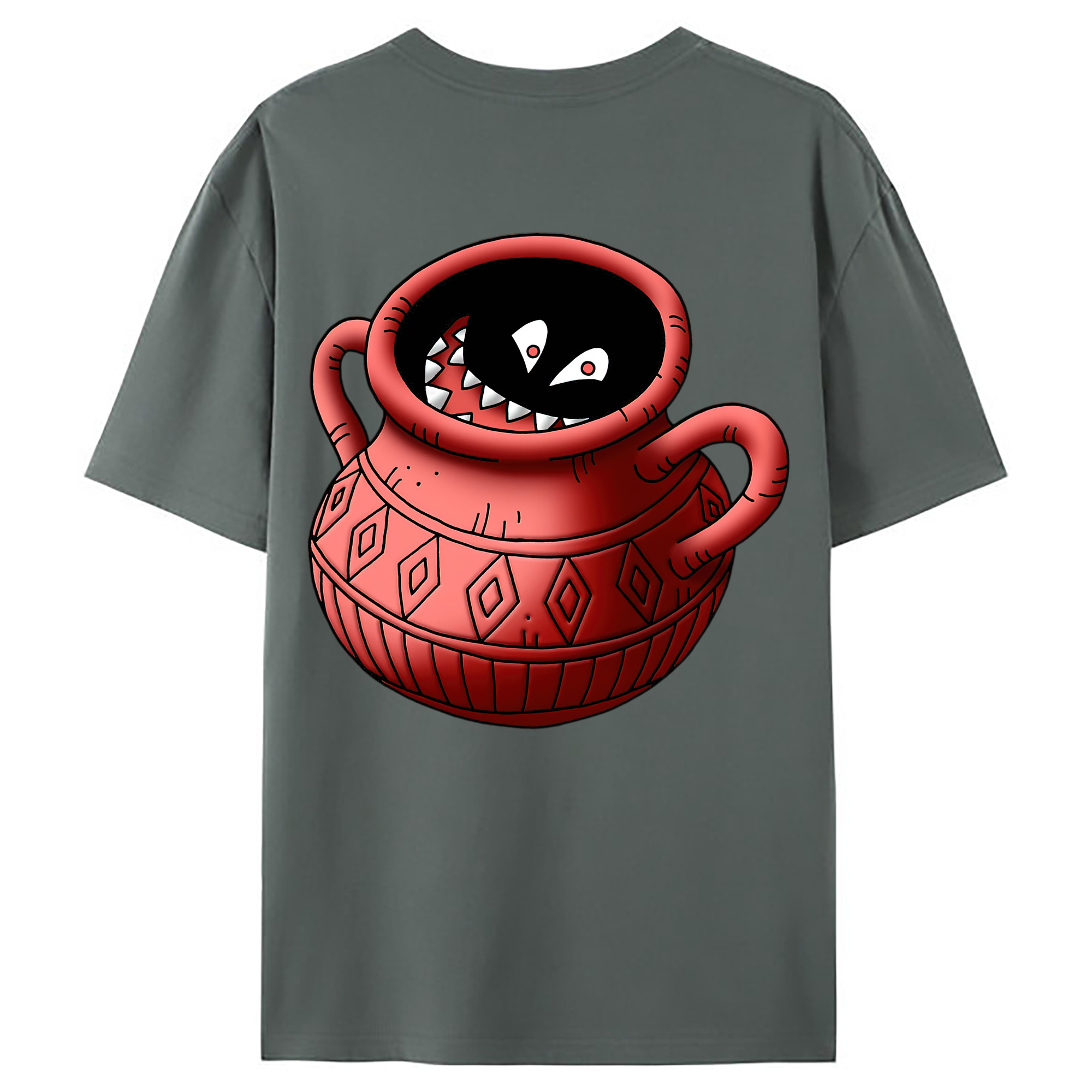 （画像用） ドラゴンクエスト Doragon Kuesuto Dragon Quest 綿100％ メンズ半袖Tシャツ（バックプリント） 通気性
